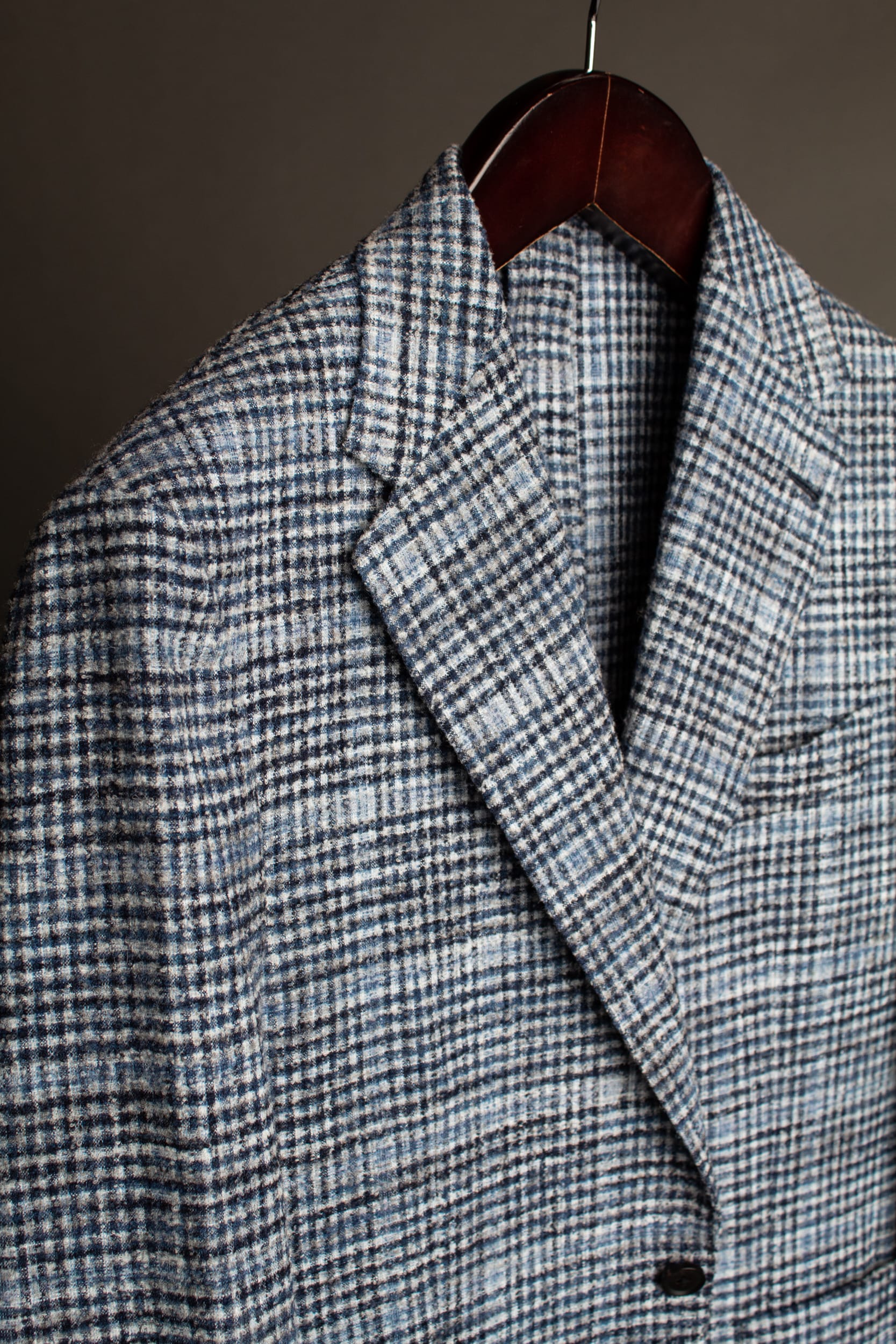 Alpaca Blend Guncheck Jacket - Image 4