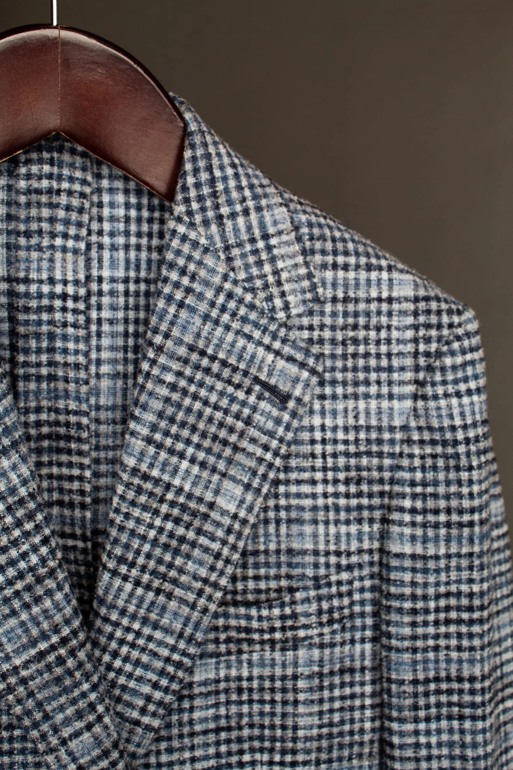 Alpaca Blend Guncheck Jacket - Image 5