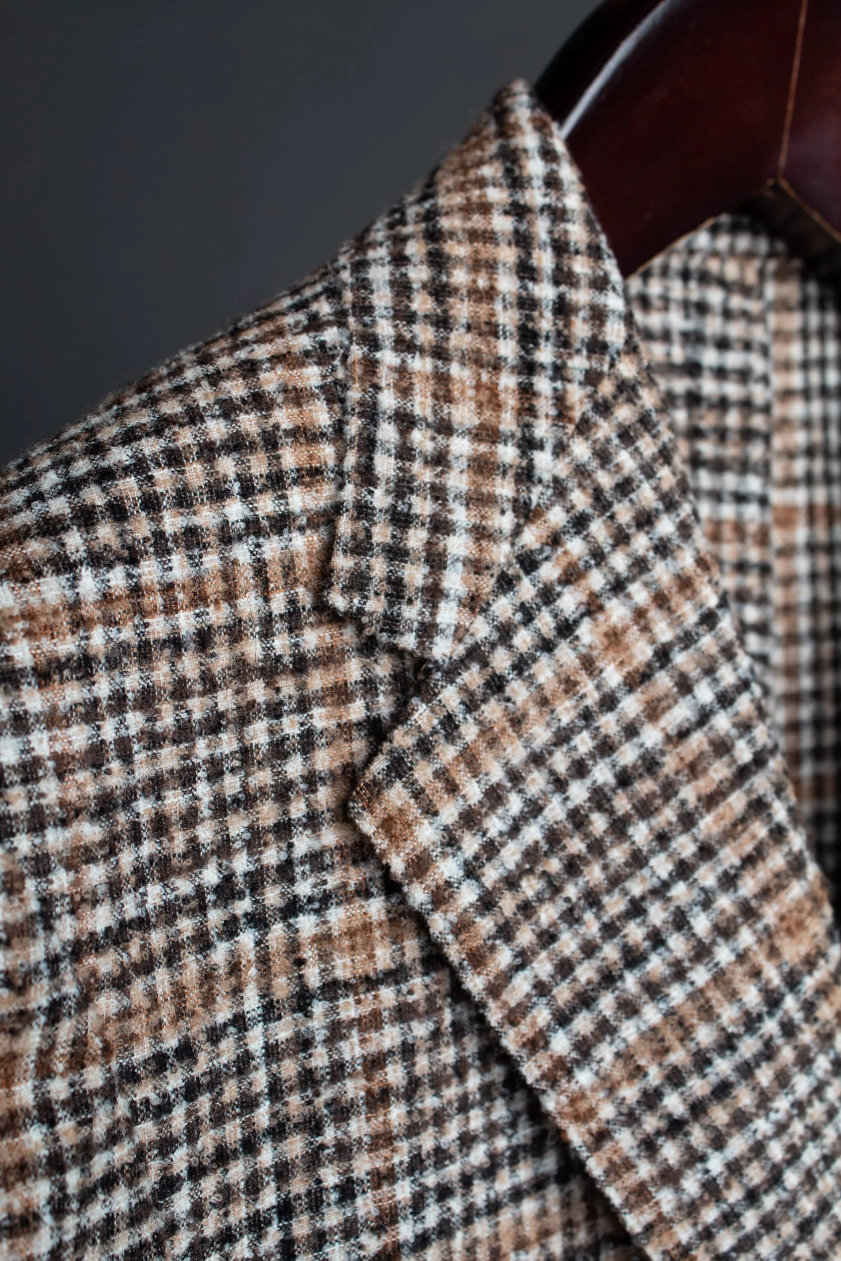 Alpaca Blend Guncheck Jacket - Image 8