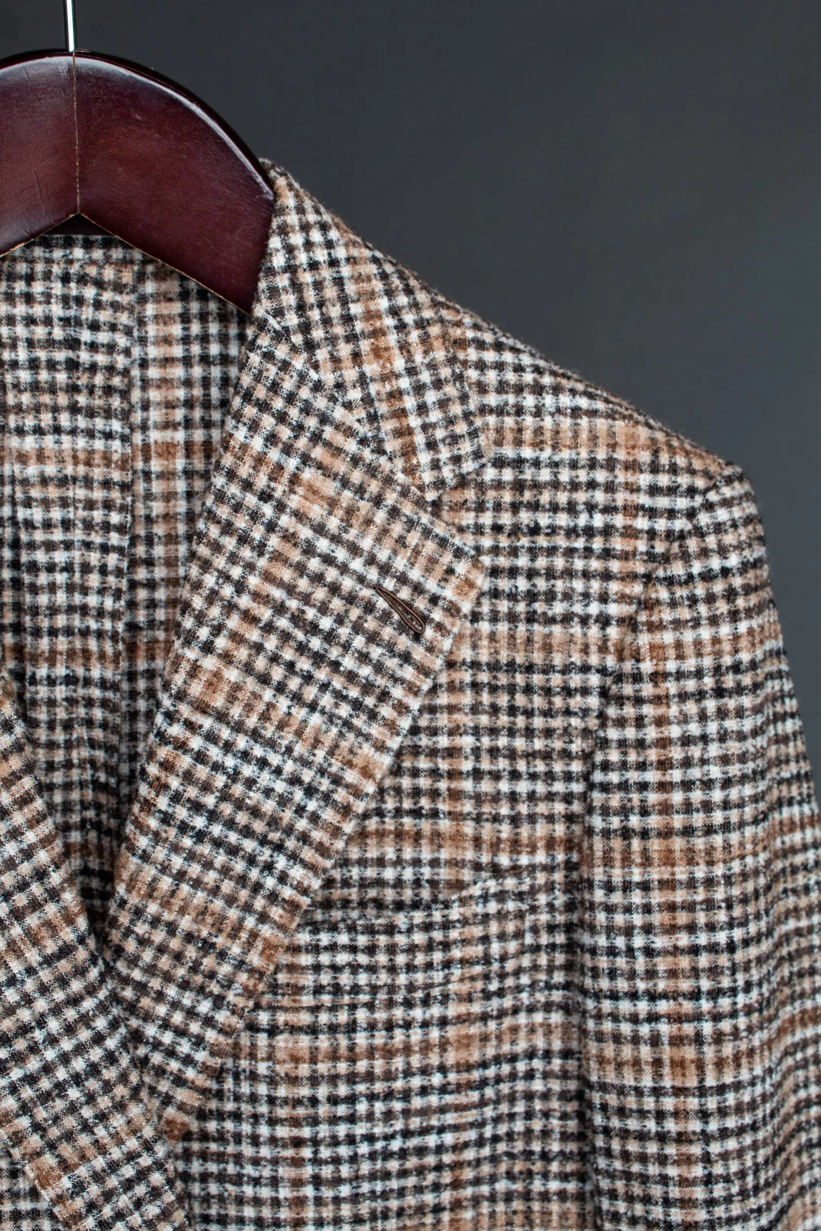 Alpaca Blend Guncheck Jacket - Image 9