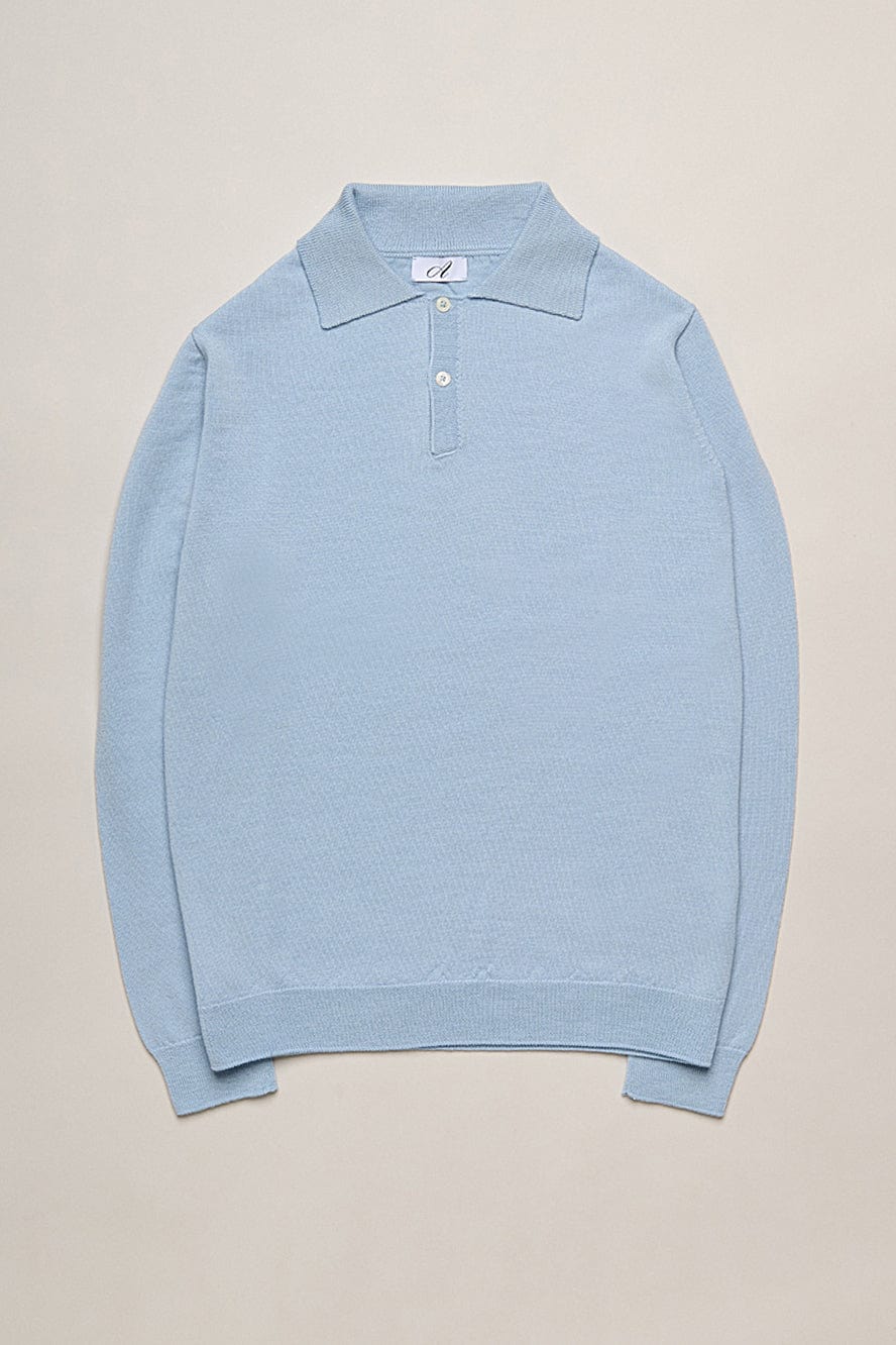 Johnny Fine Merino Long-Sleeve Polo - Image 33