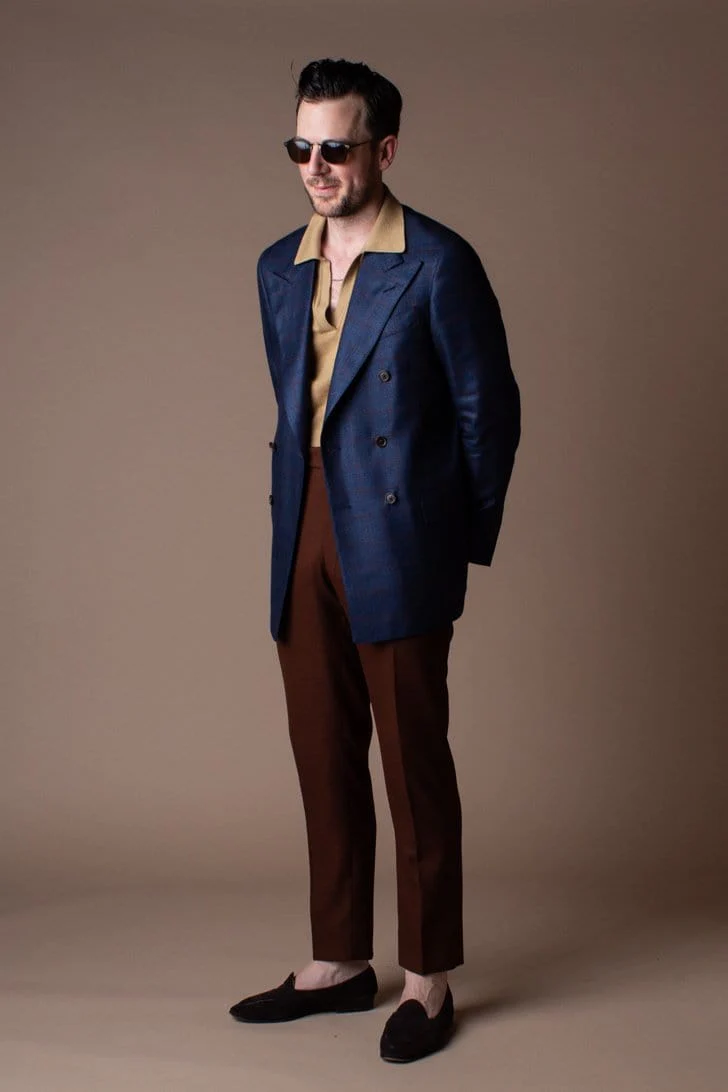 Bamboo Windowpane Jacket - Image 32