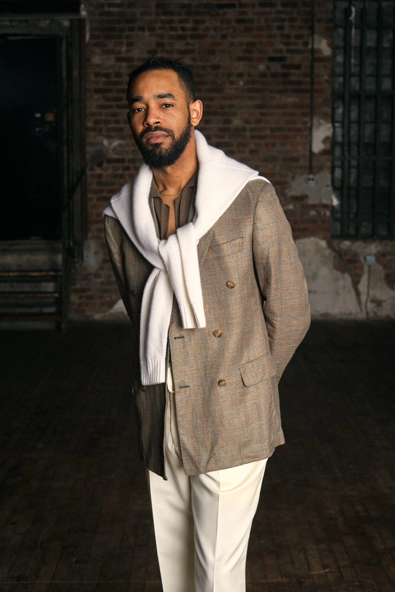 Bamboo Windowpane Jacket - Image 35