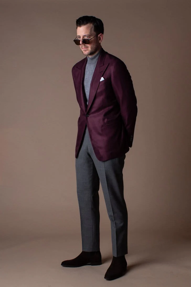 Bamboo Windowpane Jacket - Image 9