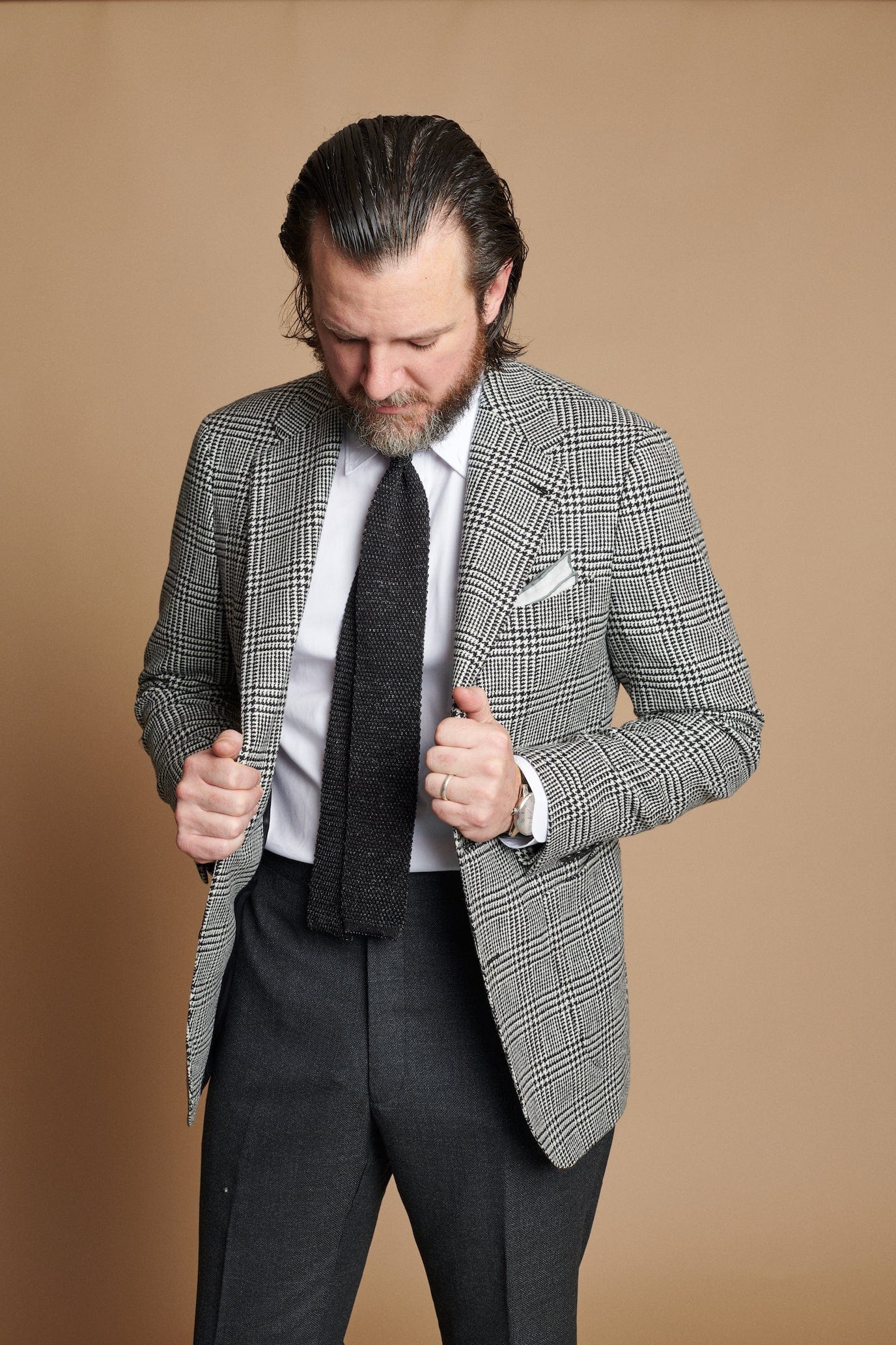 Wool & Cashmere Glenplaid Jacket - Image 37