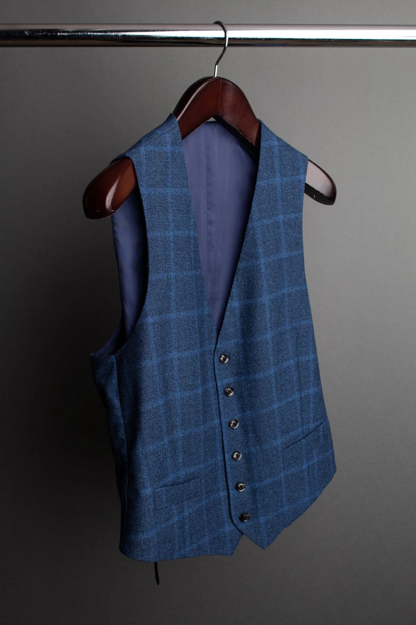 Textured 4-Season Super 130s Vest