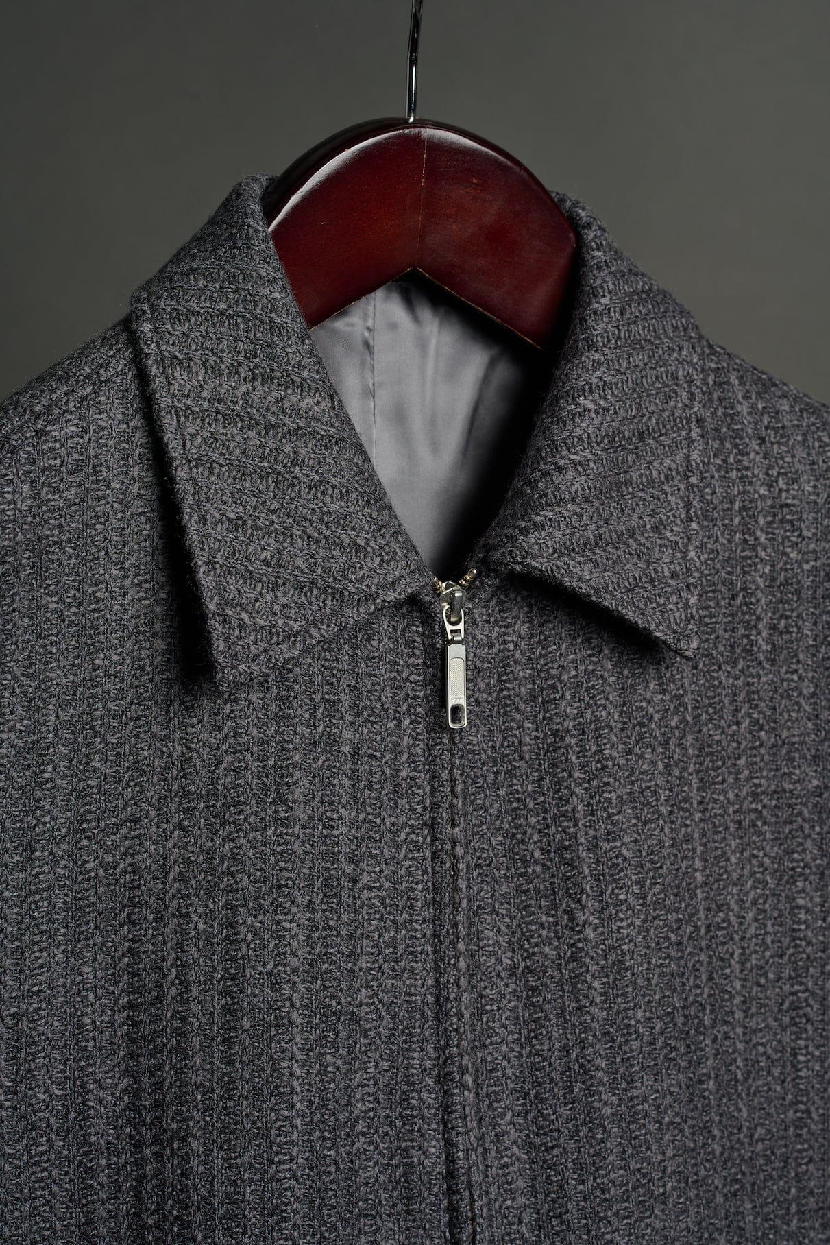 Cable Knit Luxury Wool Bomber - Image 5