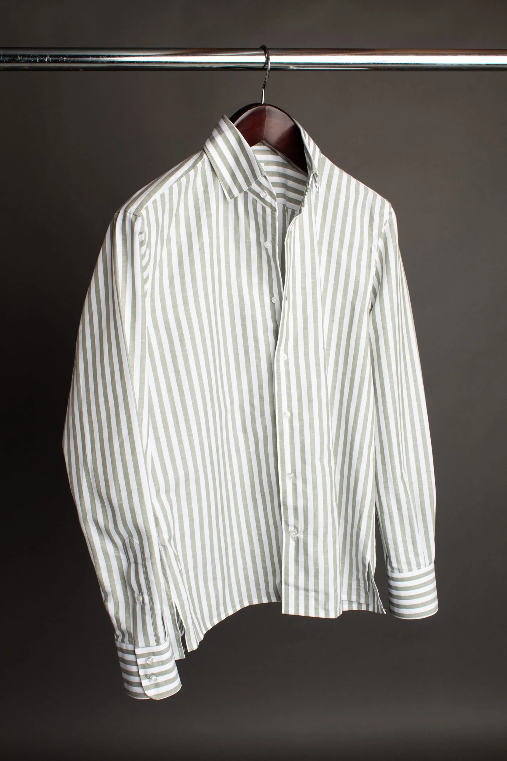 Cotton & Linen Candy Stripe Shirt - Image 10