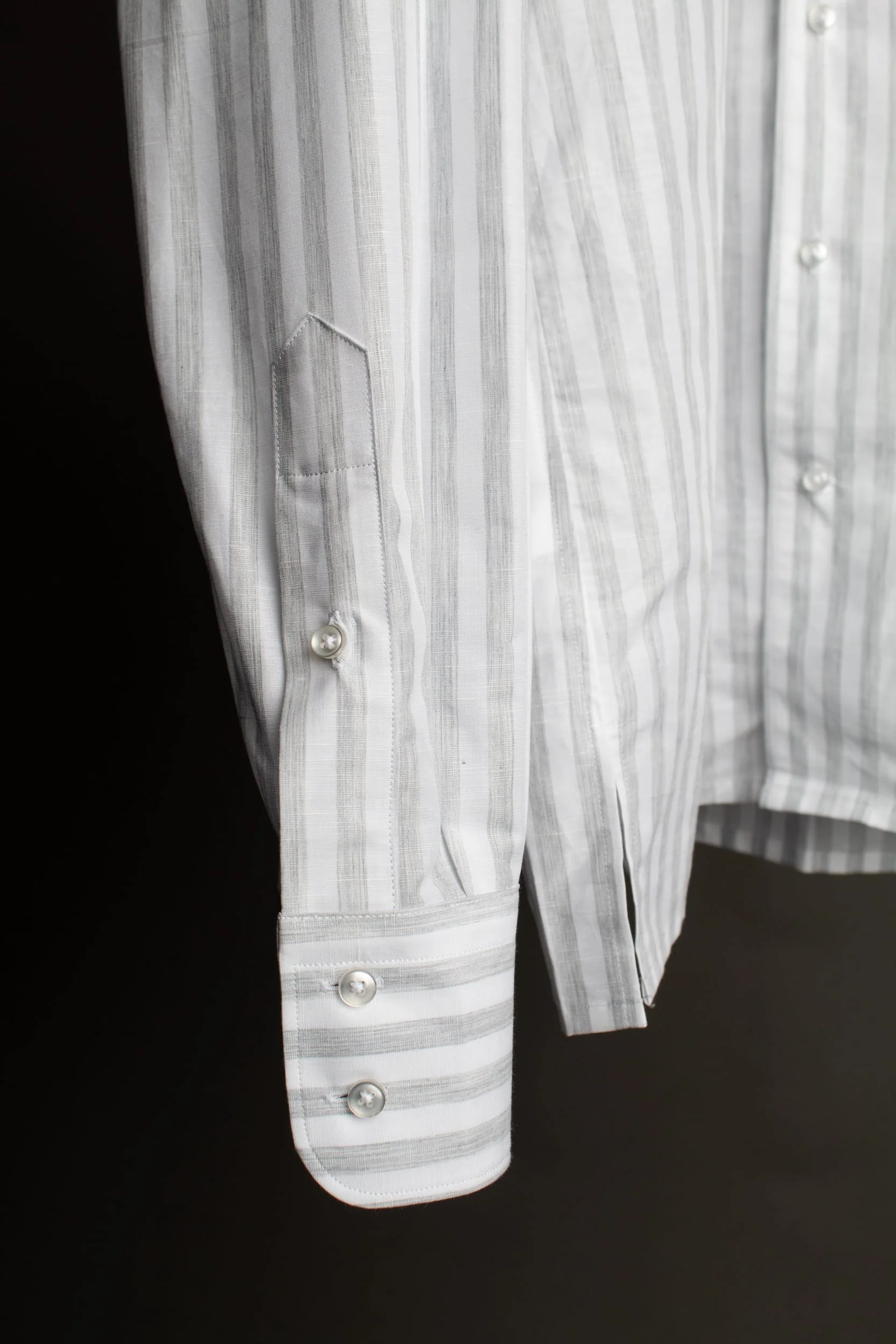 Cotton & Linen Candy Stripe Shirt - Image 3
