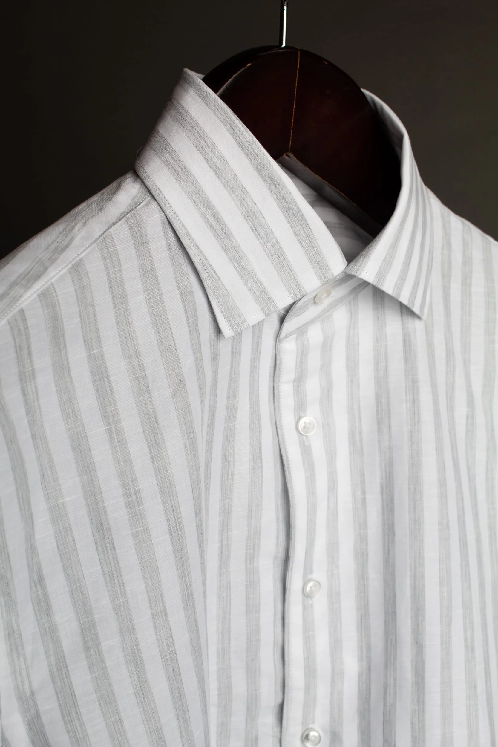 Cotton & Linen Candy Stripe Shirt - Image 5