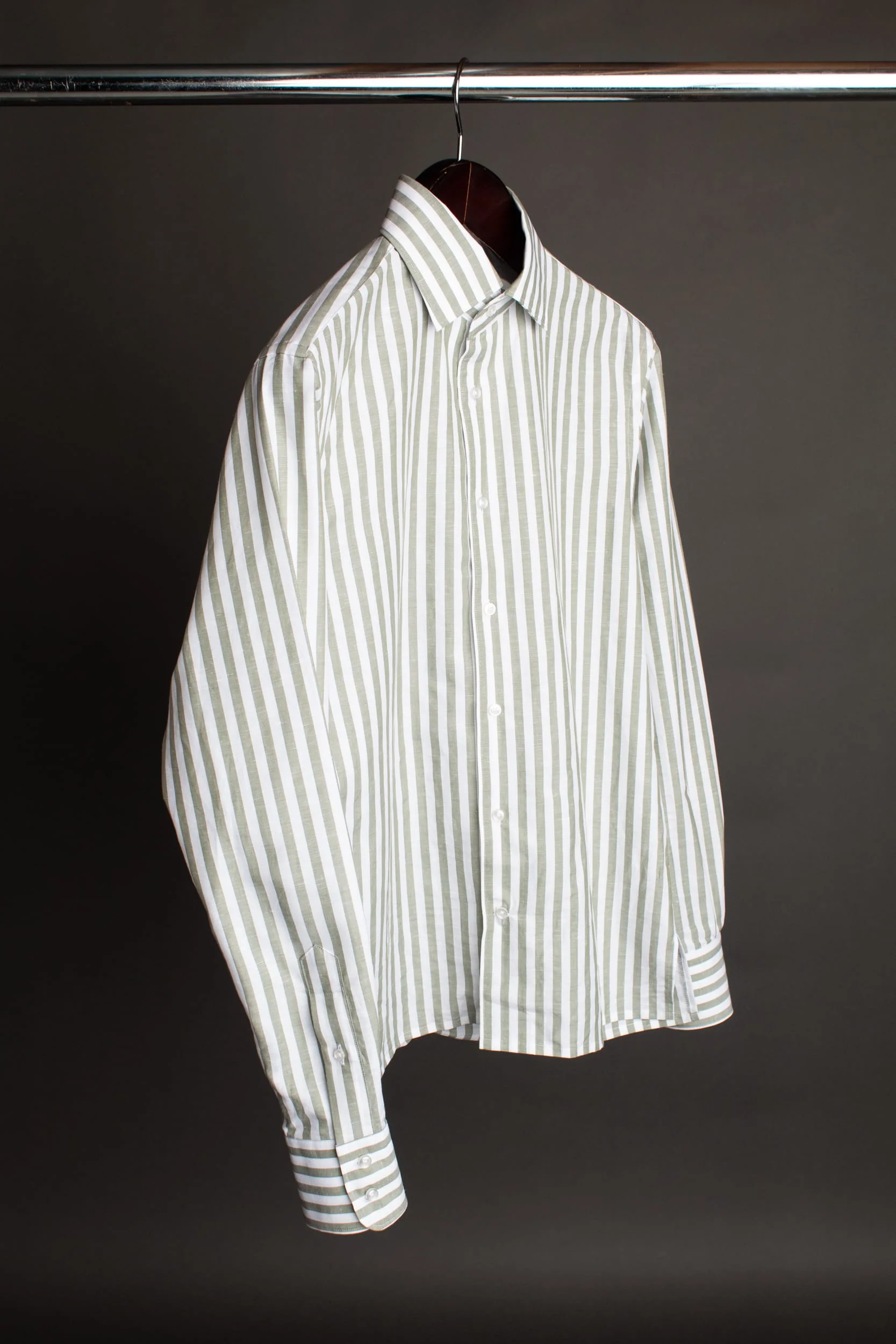 Cotton & Linen Candy Stripe Shirt - Image 8