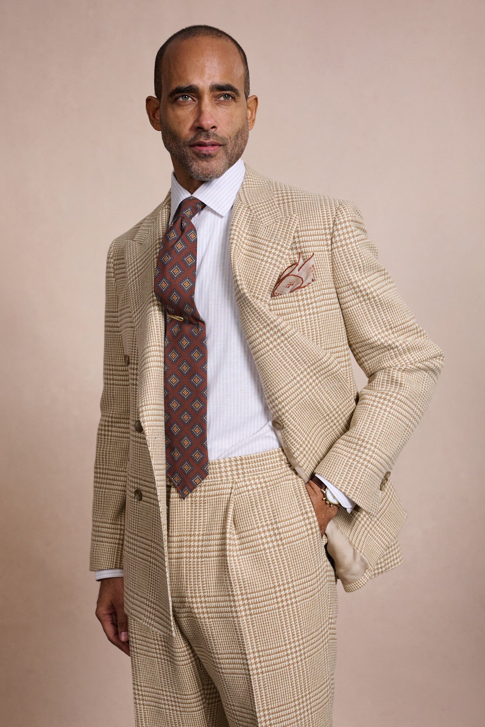 Cotton & Linen Faded Stripe Shirt - Image 3