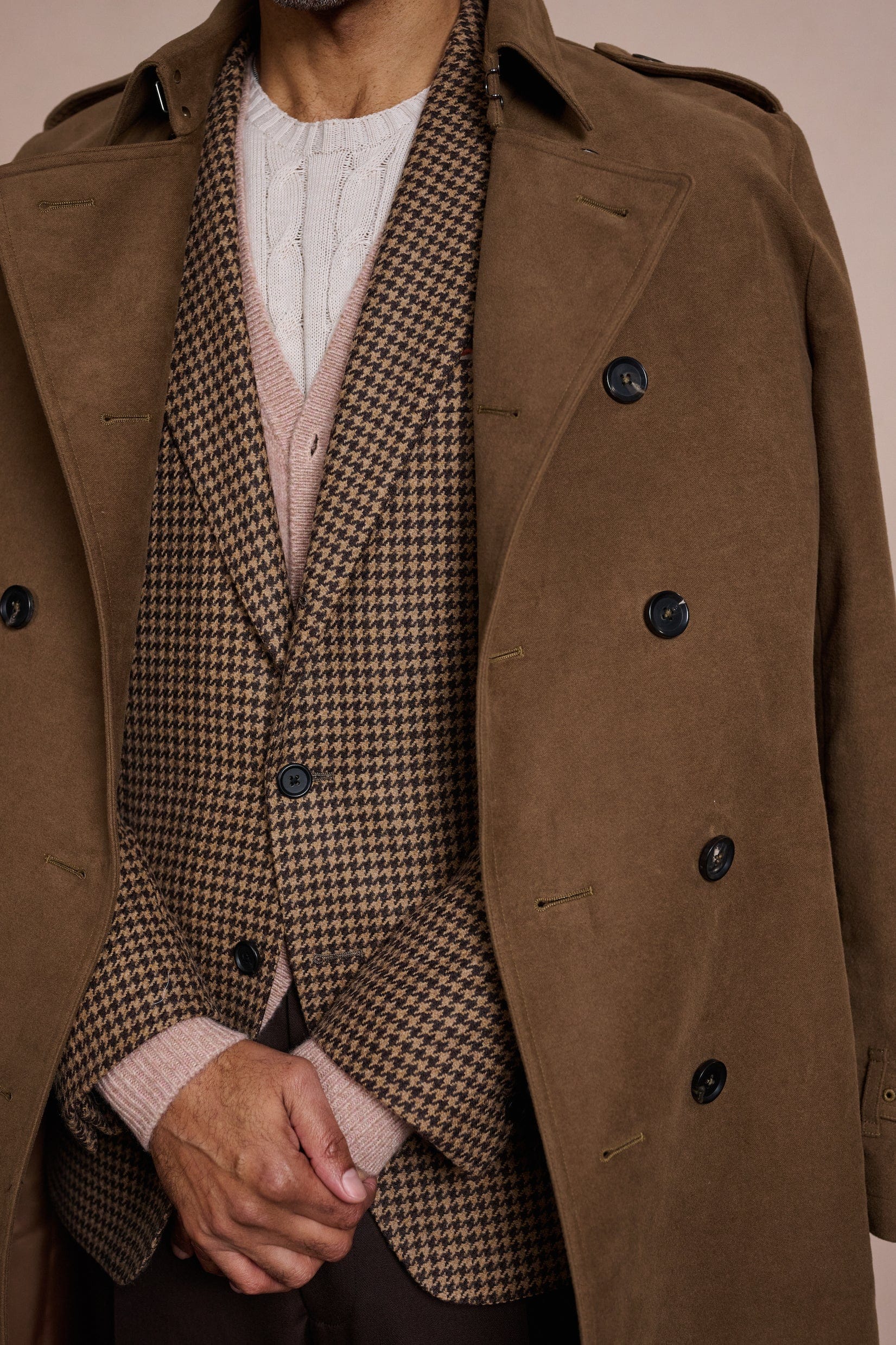 Houndstooth Lambswool Jacket - Image 8