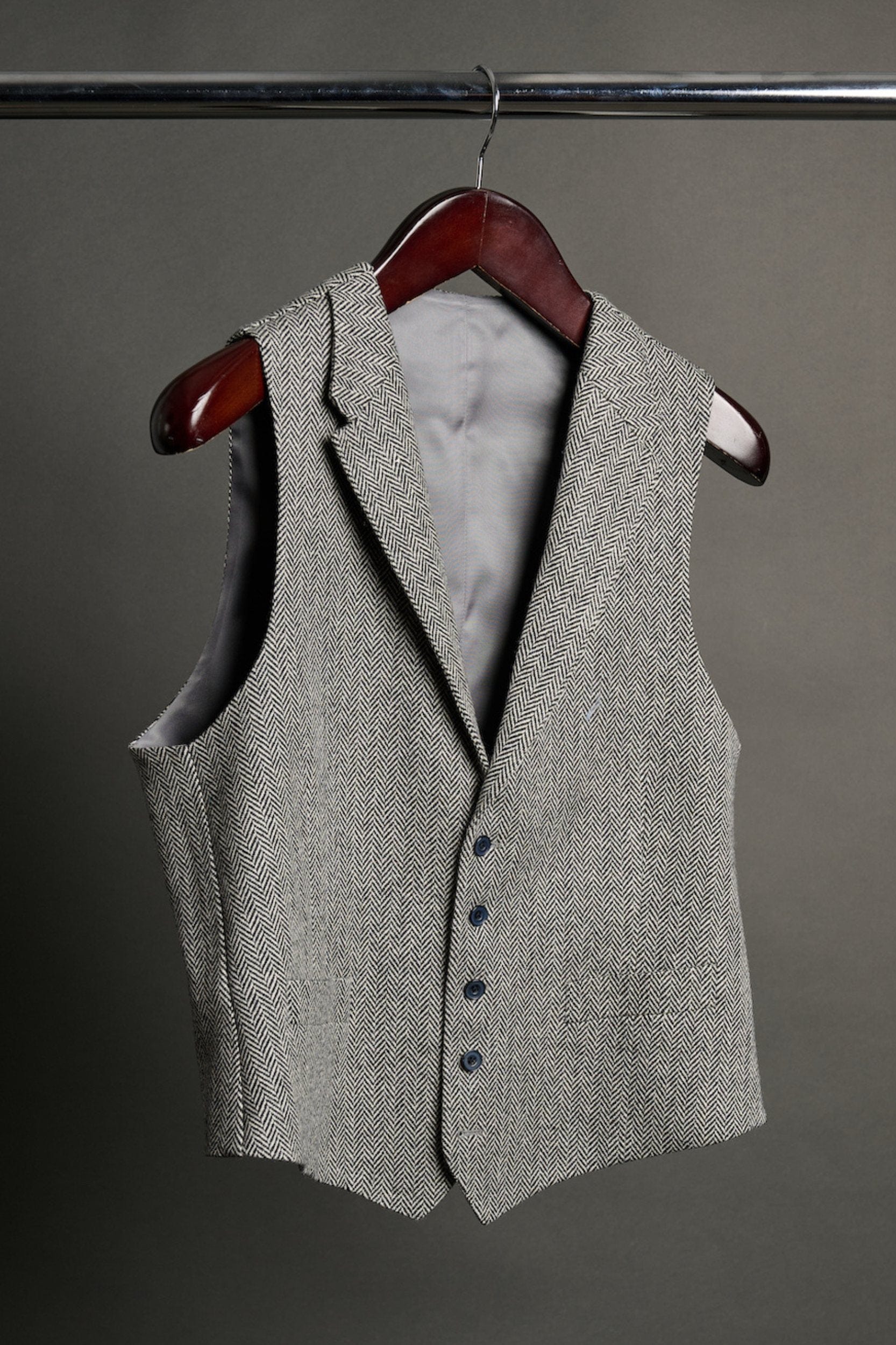Herringbone Lambswool Suit - Image 7