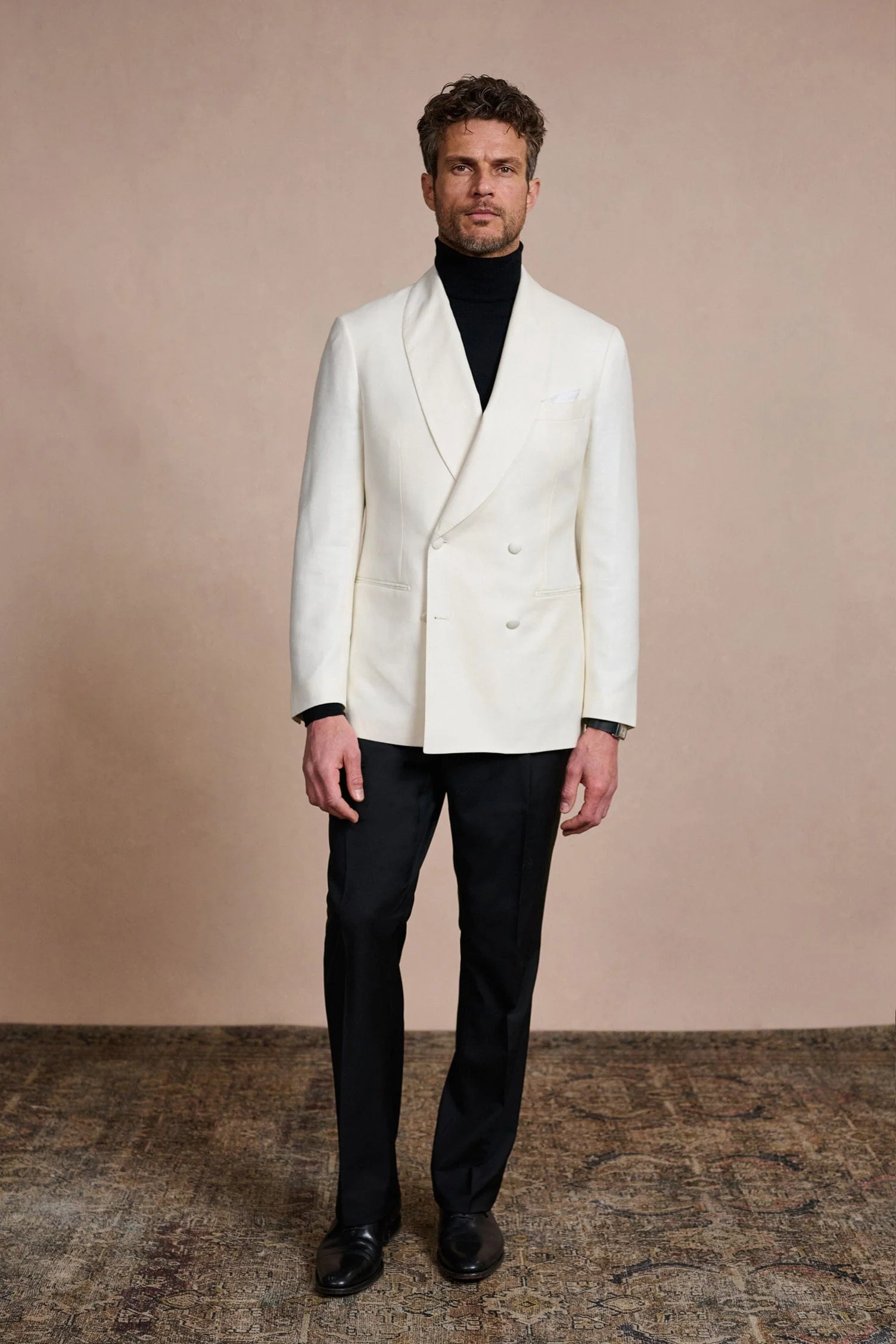 Wool & Mohair Tuxedo Trouser - Image 5