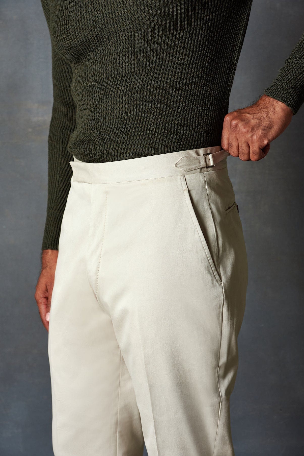 Stretch Cotton Trouser - Image 19