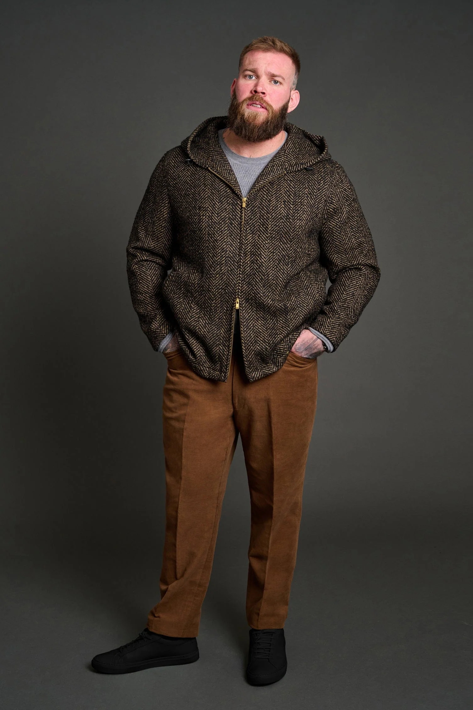 Heavenly Herringbone Bomber - Image 4