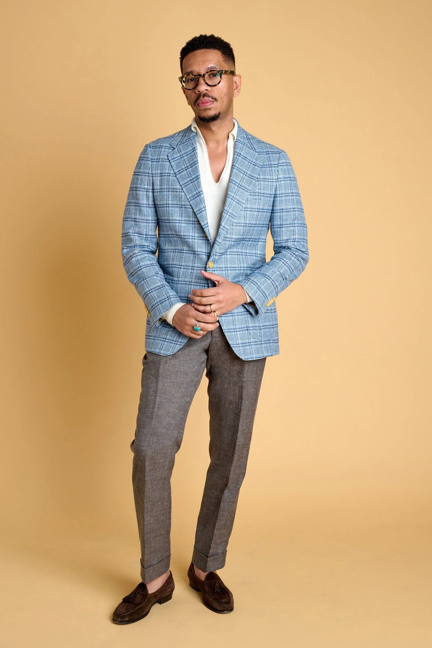 Silk, Linen & Tropical Wool Jacket - Image 7