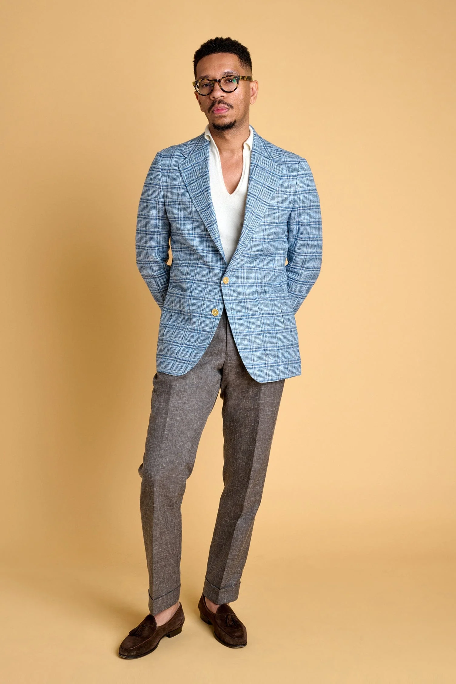 Silk, Linen & Tropical Wool Jacket - Image 8