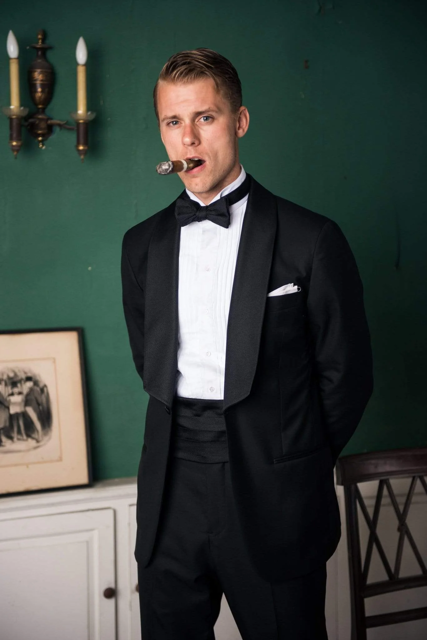 Stretch Cashmere Tuxedo - Image 2