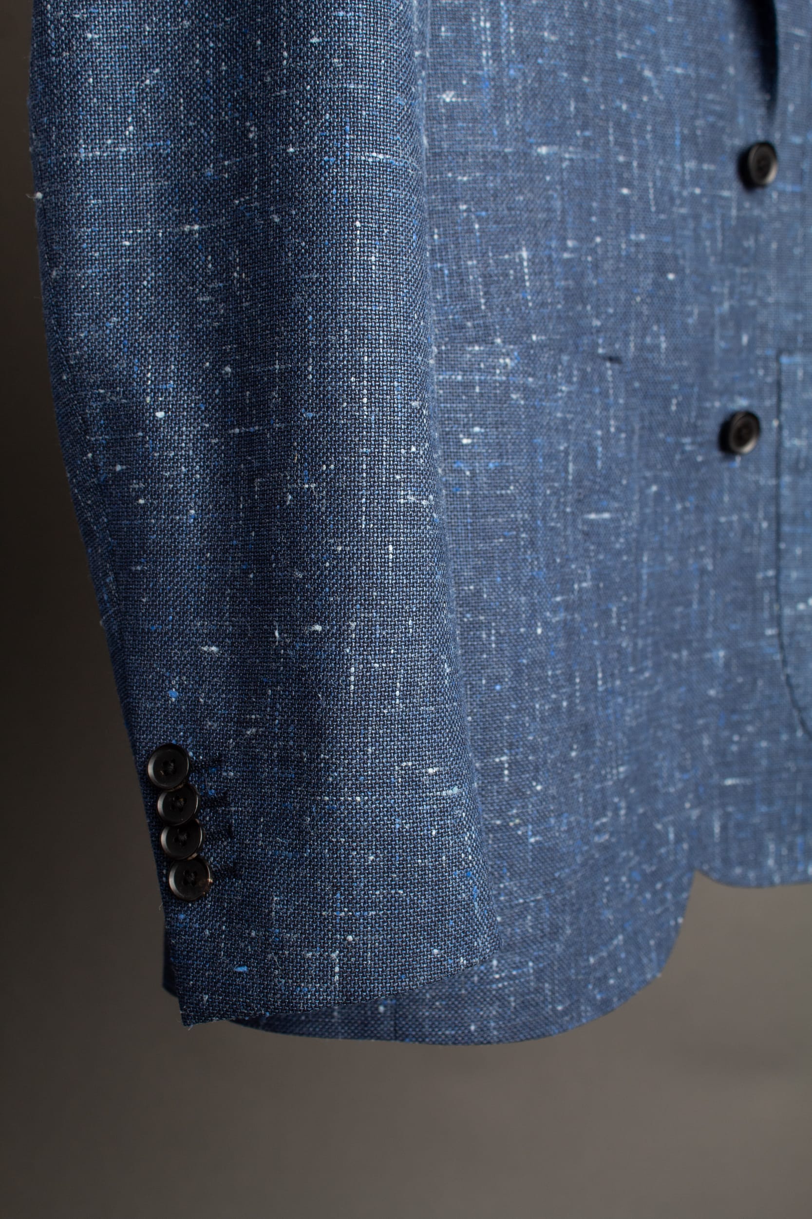 "Summer Tweed" Silk Wool Cashmere Jacket - Image 3