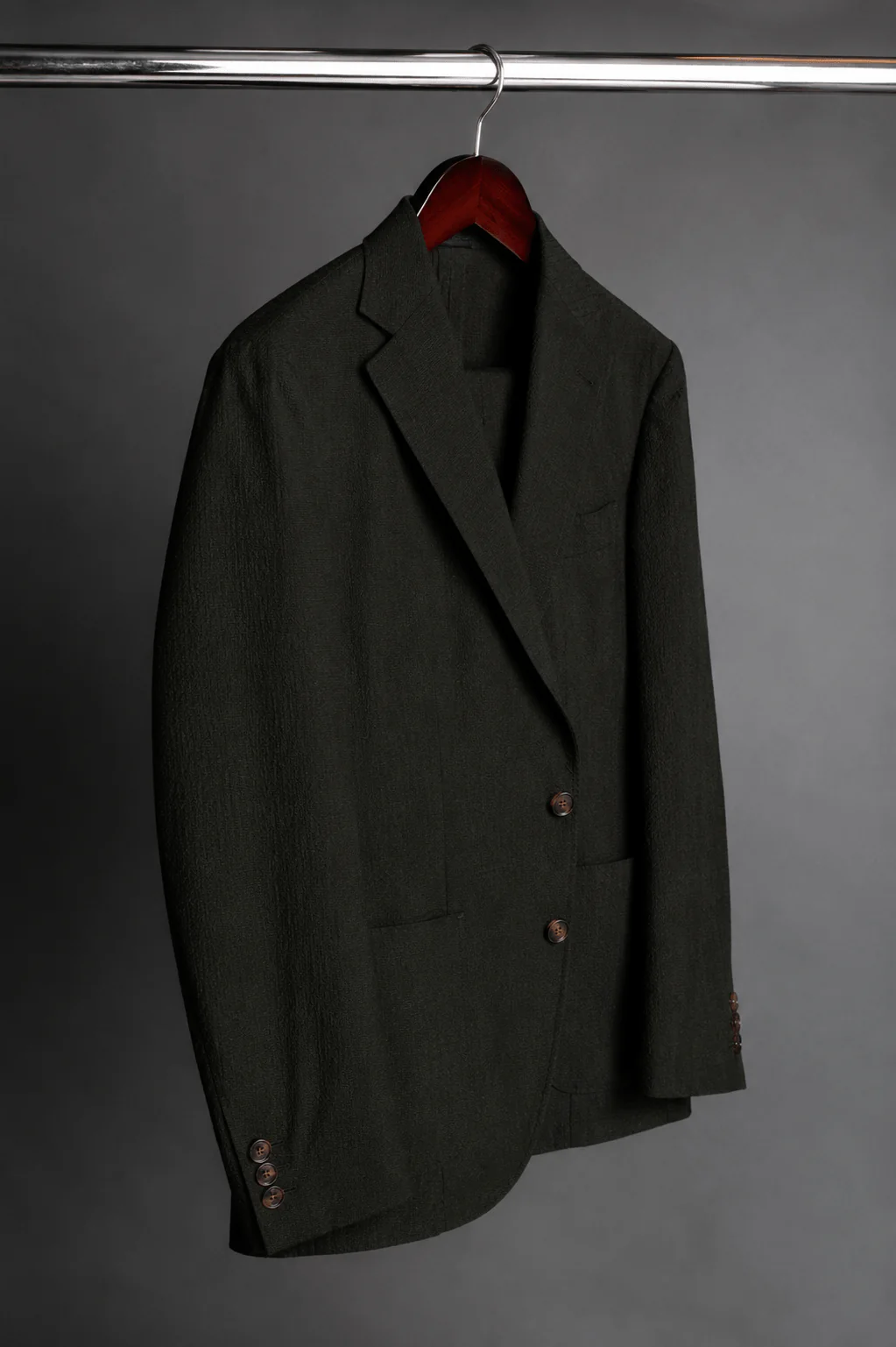 Tropical Wool Performance Seersucker Suit - Image 6