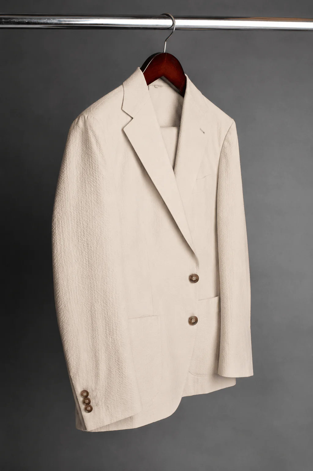 Tropical Wool Performance Seersucker Suit - Image 8