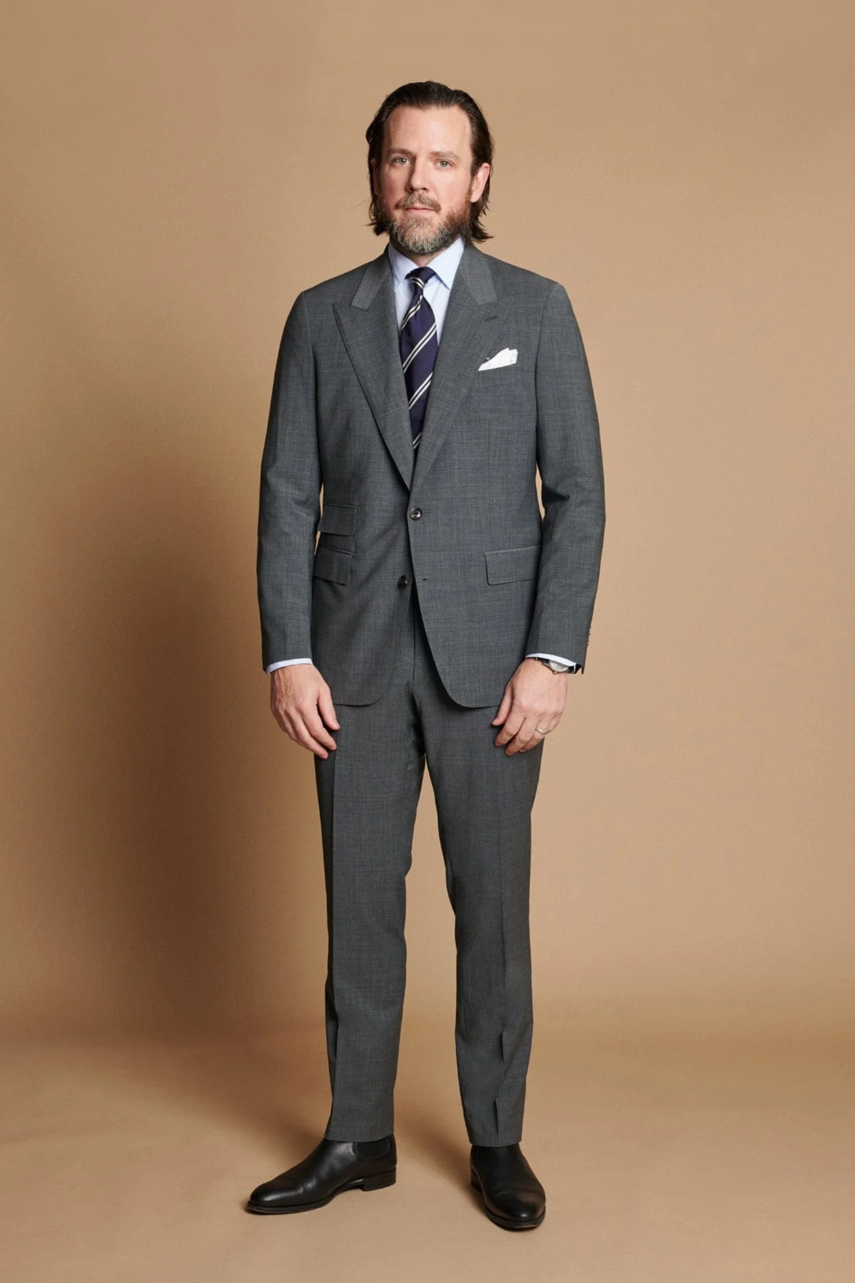 Wool-Blend Stretch Suit - Image 11