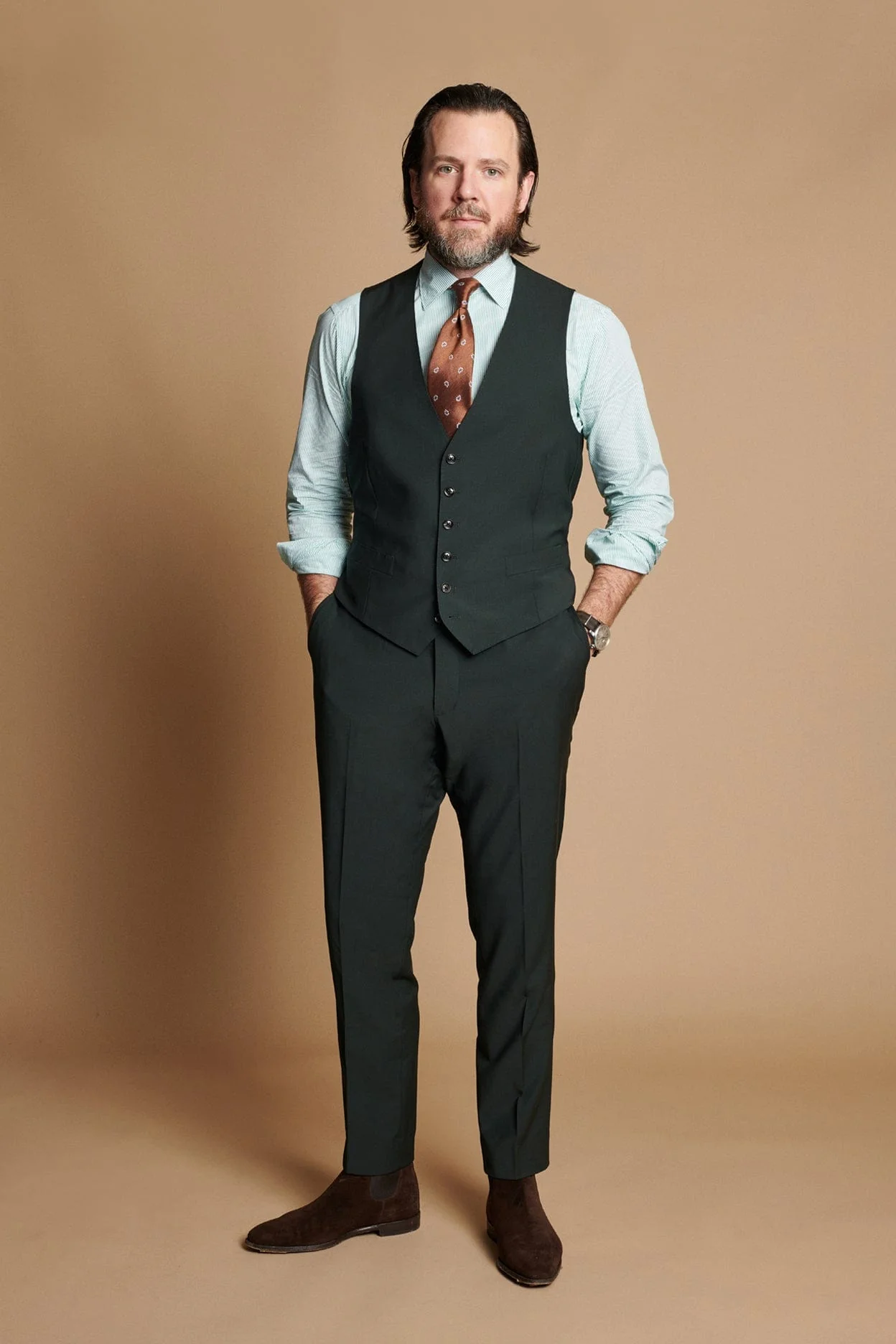 Wool-Blend Stretch Suit - Image 19