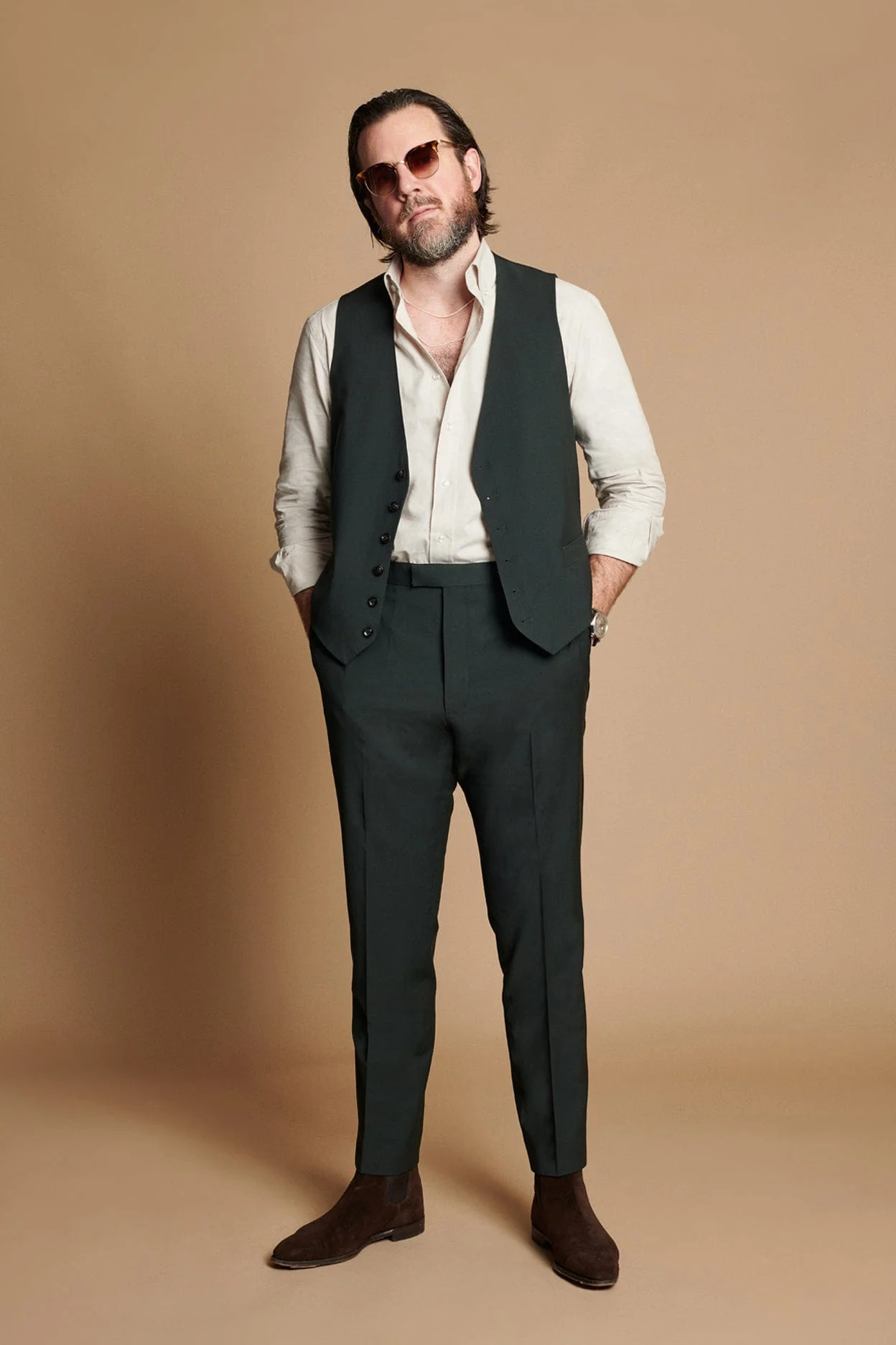 Wool-Blend Stretch Suit - Image 21