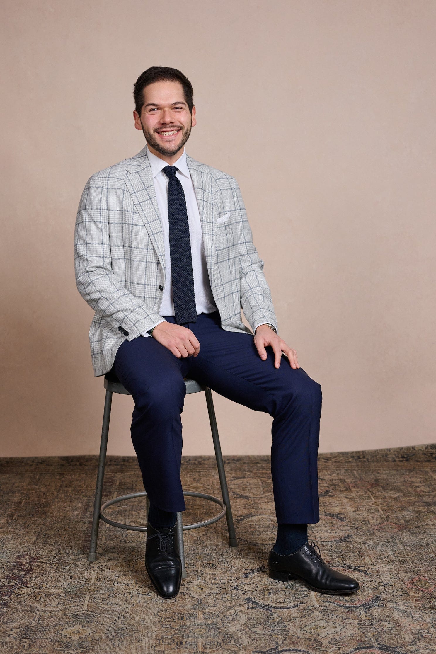 Wool, Silk & Linen Glenplaid Jacket - Image 9