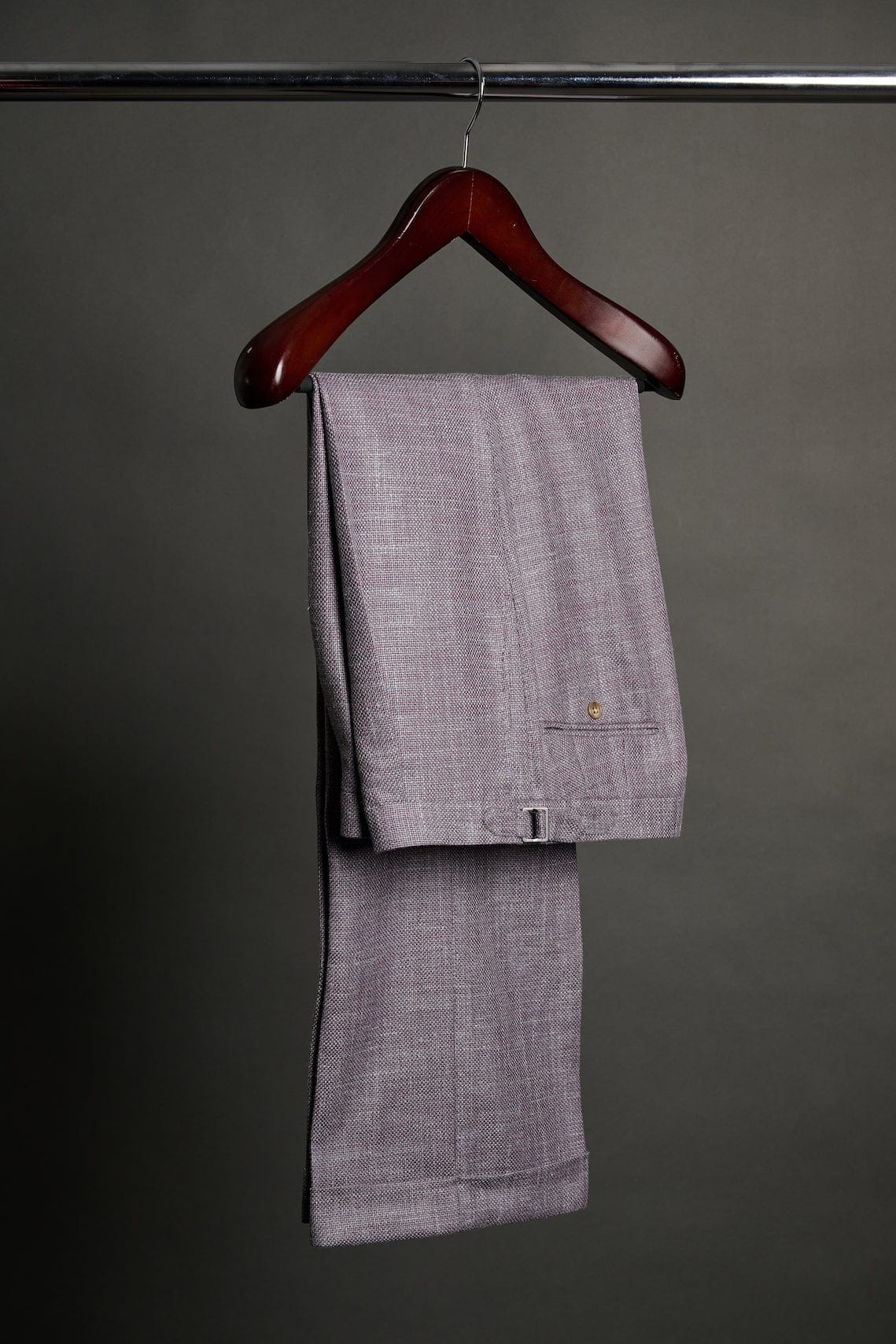 Wool, Silk & Linen Hopsack Trouser - Image 7
